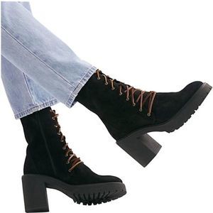 free people dylan's black boots 39 NEW